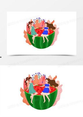 吃瓜手绘画,趣味横生的夏日消暑图鉴